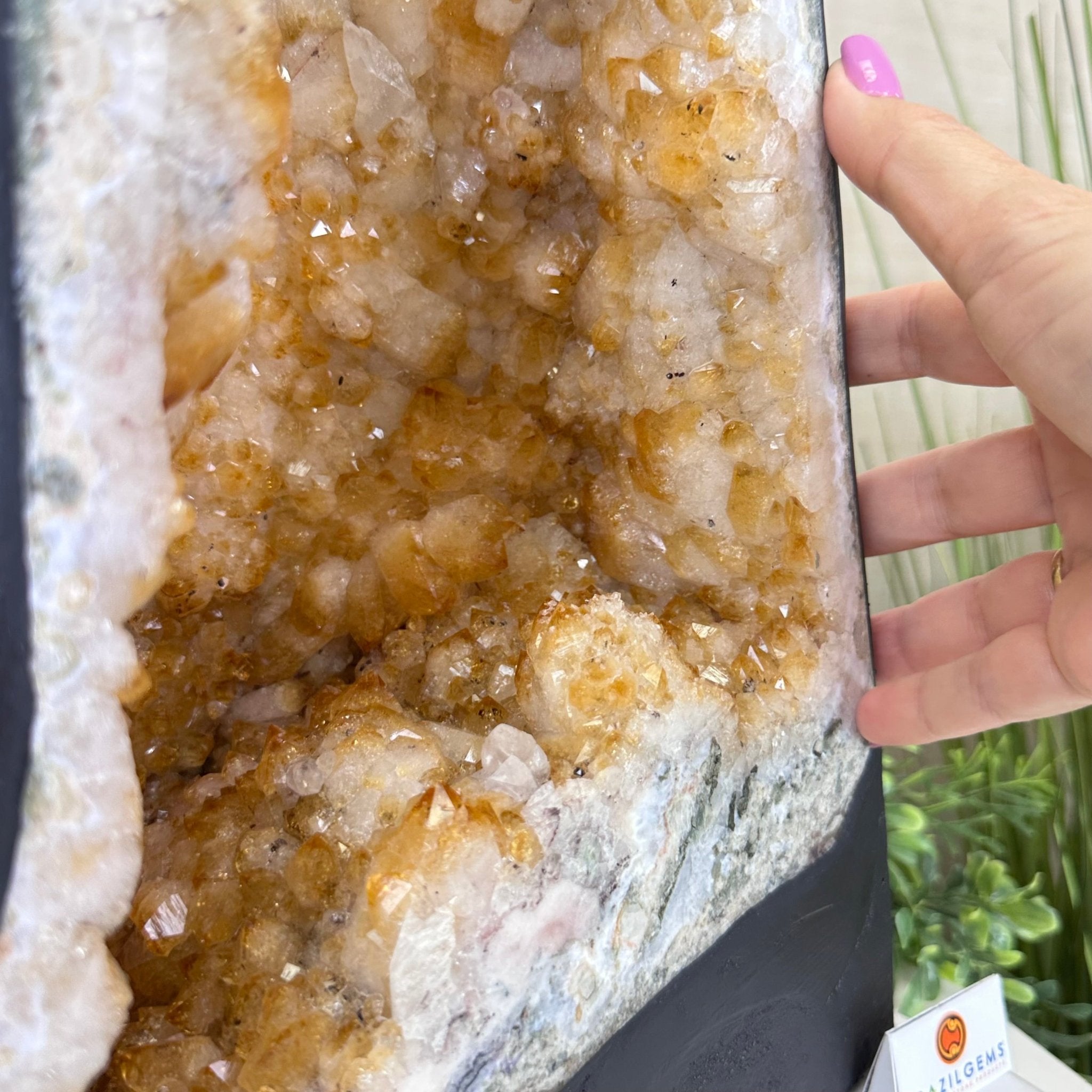 Extra Quality Citrine Cathedral, 39 lbs & 14.6" Tall 5603 - 0396 - Brazil GemsBrazil GemsExtra Quality Citrine Cathedral, 39 lbs & 14.6" Tall 5603 - 0396Cathedrals5603 - 0396