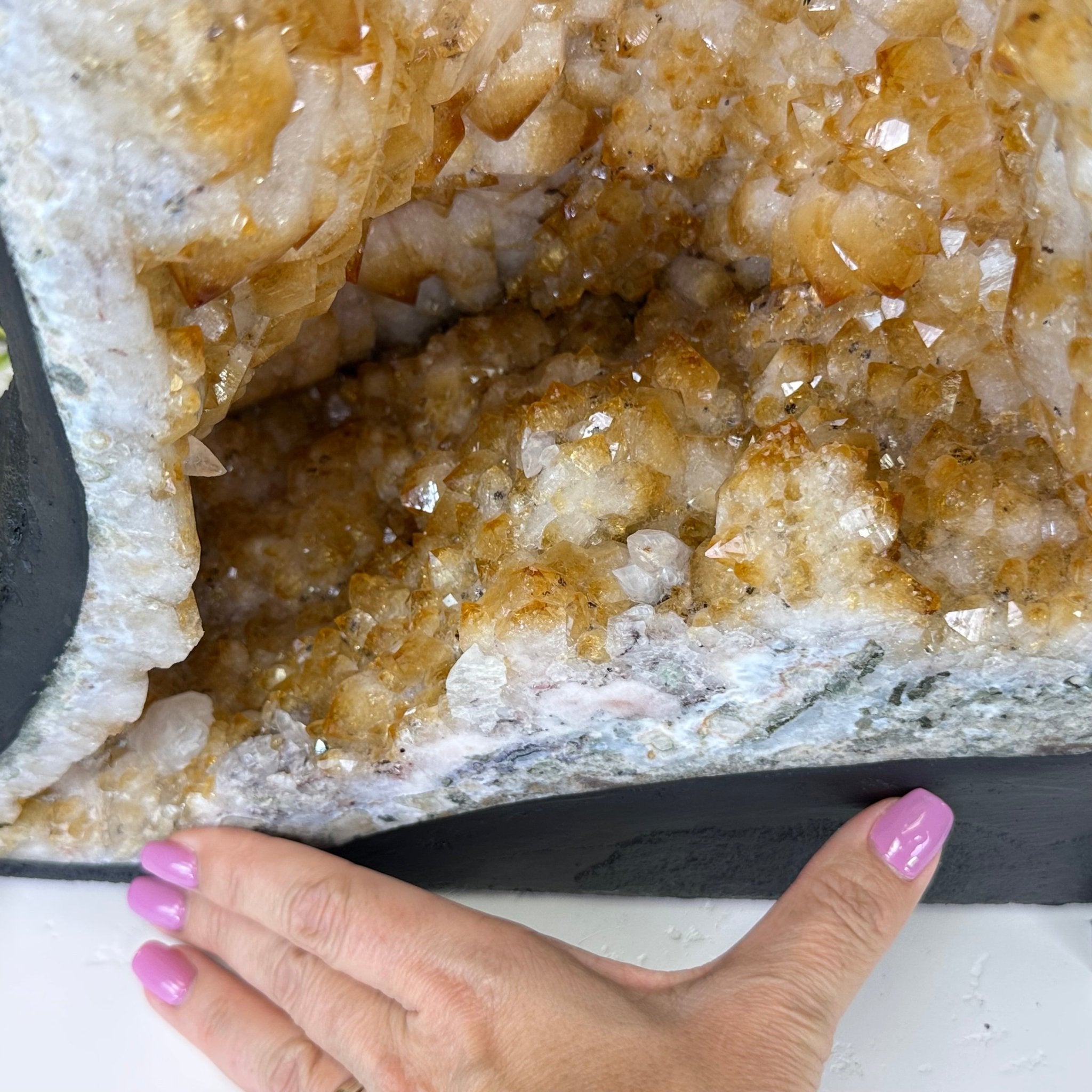 Extra Quality Citrine Cathedral, 39 lbs & 14.6" Tall 5603 - 0396 - Brazil GemsBrazil GemsExtra Quality Citrine Cathedral, 39 lbs & 14.6" Tall 5603 - 0396Cathedrals5603 - 0396