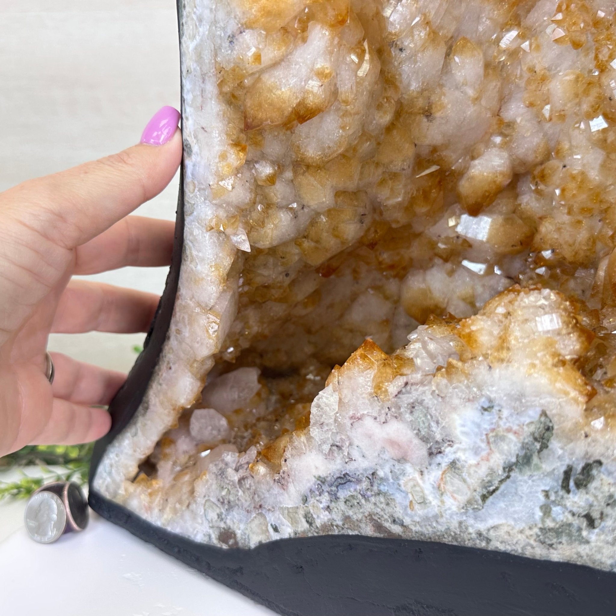 Extra Quality Citrine Cathedral, 39 lbs & 14.6" Tall 5603 - 0396 - Brazil GemsBrazil GemsExtra Quality Citrine Cathedral, 39 lbs & 14.6" Tall 5603 - 0396Cathedrals5603 - 0396