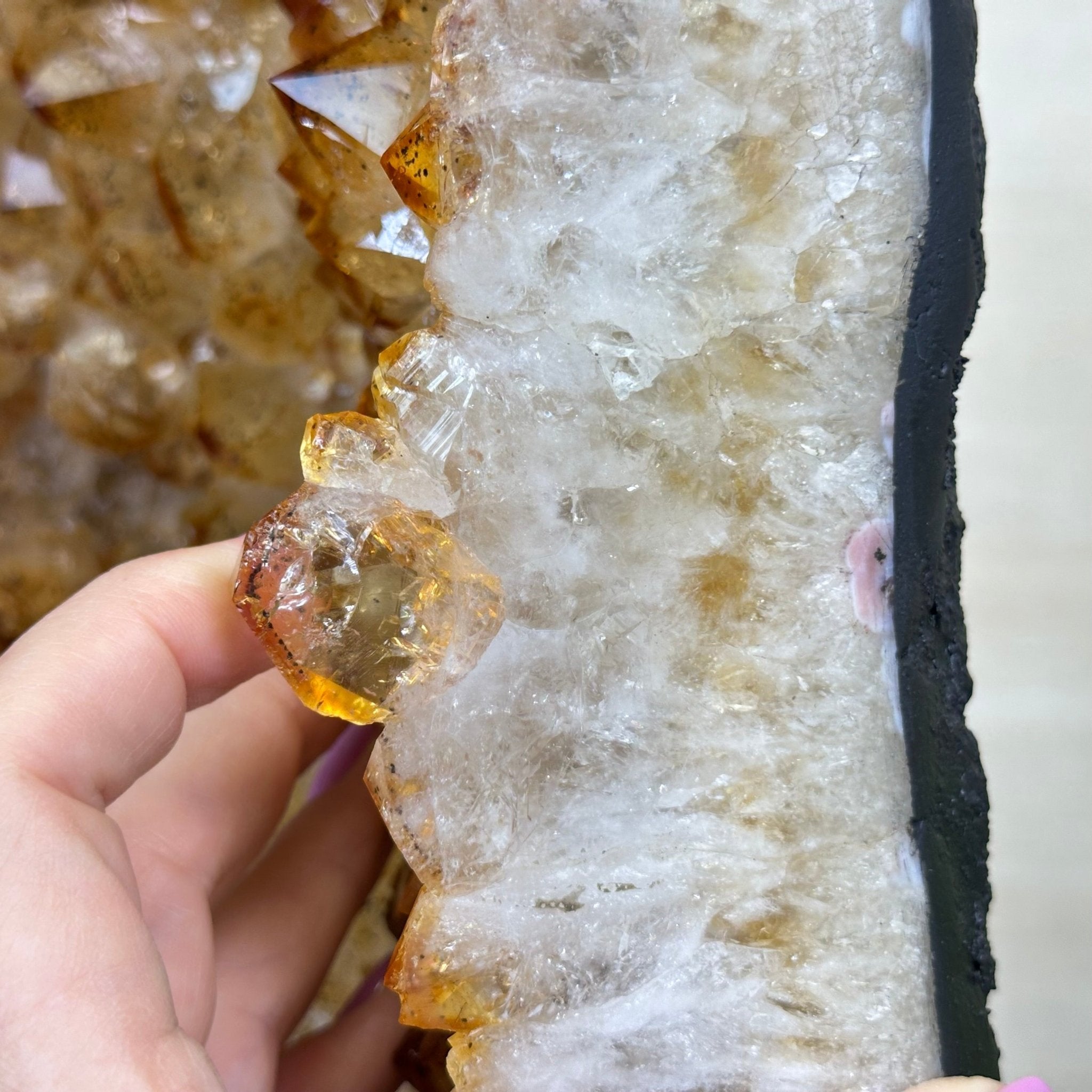 Extra Quality Citrine Cathedral, 75.6 lbs & 20.2" Tall 5603 - 0402 - Brazil GemsBrazil GemsExtra Quality Citrine Cathedral, 75.6 lbs & 20.2" Tall 5603 - 0402Cathedrals5603 - 0402