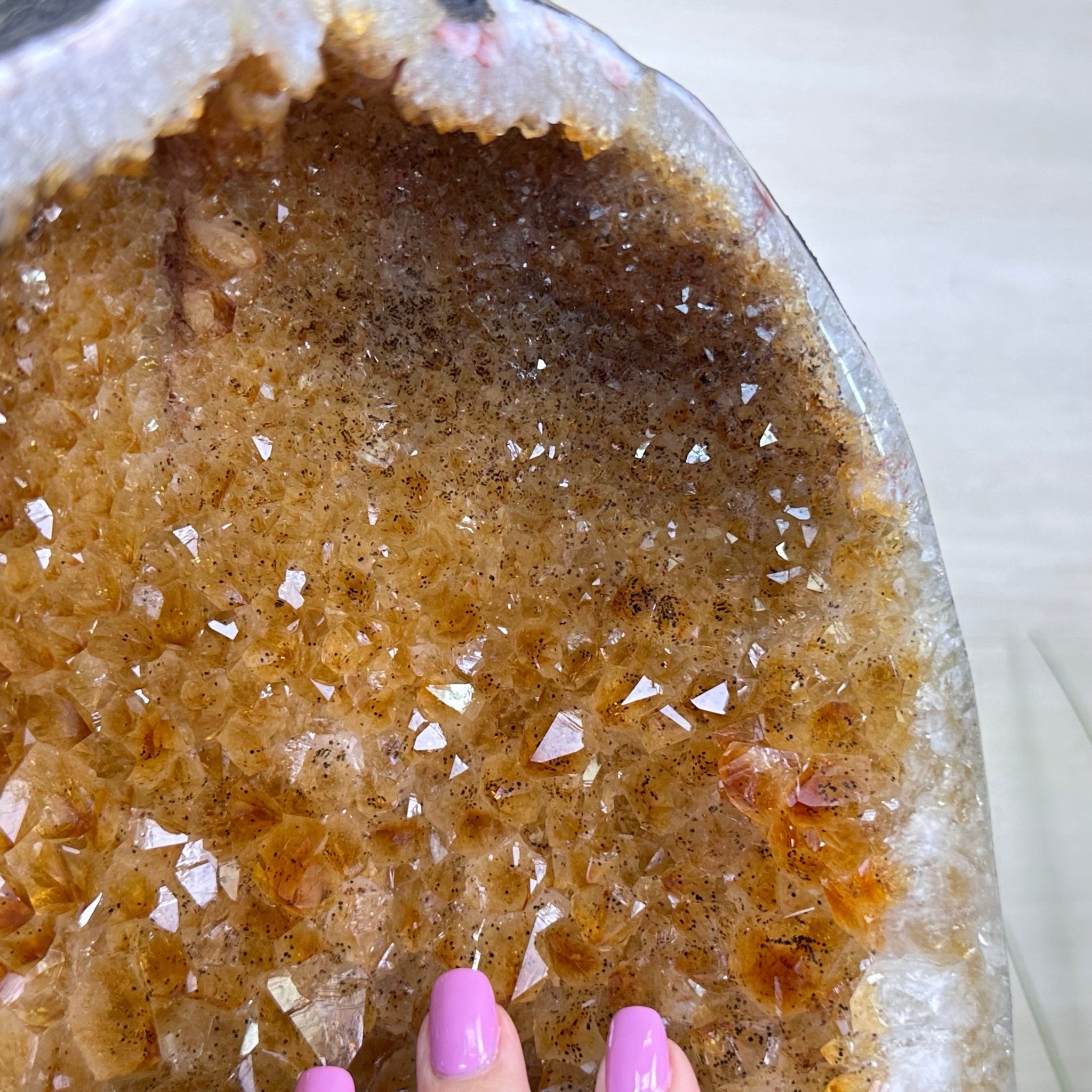 Extra Quality Citrine Cathedral, 75.6 lbs & 20.2" Tall 5603 - 0402 - Brazil GemsBrazil GemsExtra Quality Citrine Cathedral, 75.6 lbs & 20.2" Tall 5603 - 0402Cathedrals5603 - 0402