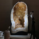 Extra Quality Citrine Cathedral, 75.6 lbs & 20.2" Tall 5603 - 0402 - Brazil GemsBrazil GemsExtra Quality Citrine Cathedral, 75.6 lbs & 20.2" Tall 5603 - 0402Cathedrals5603 - 0402