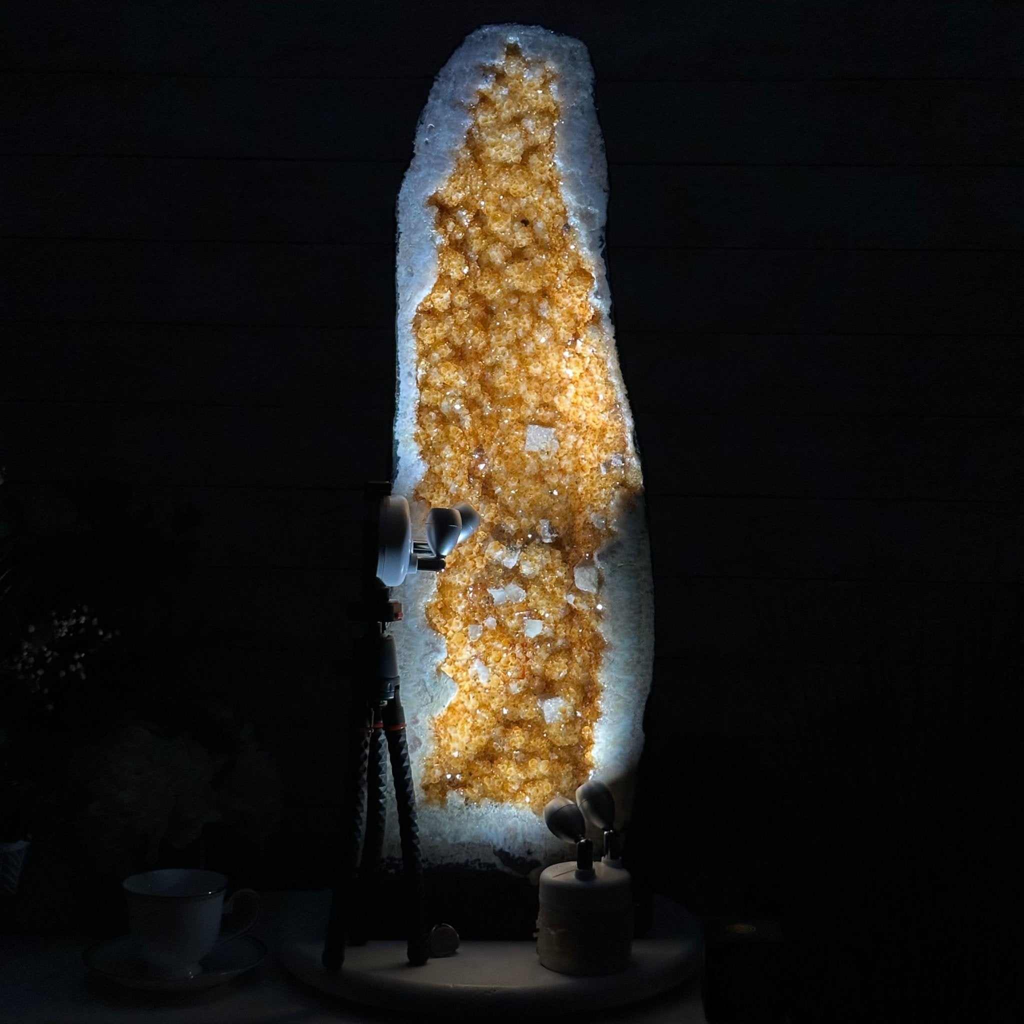 Extra Quality Citrine Cathedral, 82.4 lbs & 30.3" Tall #5603-0304 by Brazil Gems® - Brazil GemsBrazil GemsExtra Quality Citrine Cathedral, 82.4 lbs & 30.3" Tall #5603-0304 by Brazil Gems®Cathedrals5603-0304
