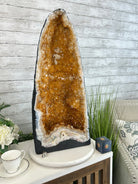 Extra Quality Citrine Cathedral, 86.4 lbs & 28.2" Tall #5603-0305 by Brazil Gems® - Brazil GemsBrazil GemsExtra Quality Citrine Cathedral, 86.4 lbs & 28.2" Tall #5603-0305 by Brazil Gems®Cathedrals5603-0305
