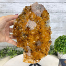 Extra Quality Citrine Cluster on a Metal Stand, 7.4 lbs & 12.9" Tall #5496 - 0059 - Brazil GemsBrazil GemsExtra Quality Citrine Cluster on a Metal Stand, 7.4 lbs & 12.9" Tall #5496 - 0059Clusters on Fixed Bases5496 - 0059