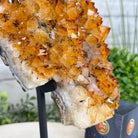 Extra Quality Citrine Cluster on a Metal Stand, 7.4 lbs & 12.9" Tall #5496 - 0059 - Brazil GemsBrazil GemsExtra Quality Citrine Cluster on a Metal Stand, 7.4 lbs & 12.9" Tall #5496 - 0059Clusters on Fixed Bases5496 - 0059