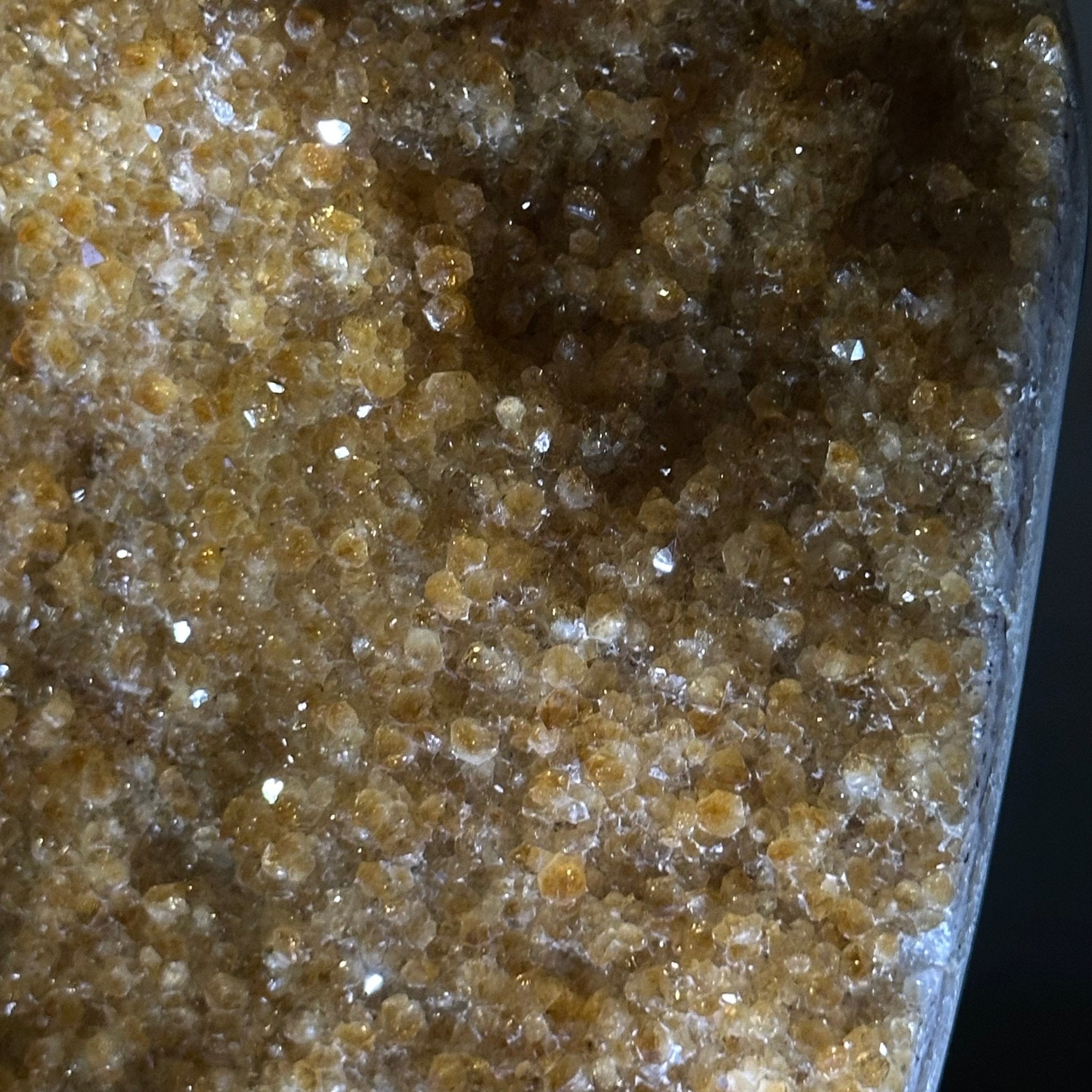 Extra Quality Citrine Cluster on Cement Base, 13.8 lbs and 13.7" Tall 5615 - 0068 - Brazil GemsBrazil GemsExtra Quality Citrine Cluster on Cement Base, 13.8 lbs and 13.7" Tall 5615 - 0068Clusters on Cement Bases5615 - 0068