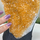 Extra Quality Citrine Cluster on Cement Base, 6.6 lbs and 8.8" Tall #5615 - 0044 - Brazil GemsBrazil GemsExtra Quality Citrine Cluster on Cement Base, 6.6 lbs and 8.8" Tall #5615 - 0044Clusters on Cement Bases5615 - 0044