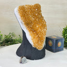 Extra Quality Citrine Cluster on Cement Base, 6.6 lbs and 8.8" Tall #5615 - 0044 - Brazil GemsBrazil GemsExtra Quality Citrine Cluster on Cement Base, 6.6 lbs and 8.8" Tall #5615 - 0044Clusters on Cement Bases5615 - 0044