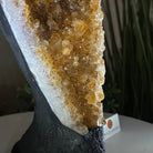 Extra Quality Citrine Cluster on Cement Base, 7.1 lbs and 10.4" Tall 5615 - 0055 - Brazil GemsBrazil GemsExtra Quality Citrine Cluster on Cement Base, 7.1 lbs and 10.4" Tall 5615 - 0055Clusters on Cement Bases5615 - 0055