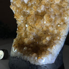 Extra Quality Citrine Cluster on Cement Base, 7.2 lbs and 7.4" Tall 5615 - 0056 - Brazil GemsBrazil GemsExtra Quality Citrine Cluster on Cement Base, 7.2 lbs and 7.4" Tall 5615 - 0056Clusters on Cement Bases5615 - 0056