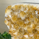Extra Quality Citrine Cluster on Cement Base, 7.2 lbs and 7.4" Tall 5615 - 0056 - Brazil GemsBrazil GemsExtra Quality Citrine Cluster on Cement Base, 7.2 lbs and 7.4" Tall 5615 - 0056Clusters on Cement Bases5615 - 0056