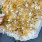 Extra Quality Citrine Cluster on Cement Base, 7.2 lbs and 7.4" Tall 5615 - 0056 - Brazil GemsBrazil GemsExtra Quality Citrine Cluster on Cement Base, 7.2 lbs and 7.4" Tall 5615 - 0056Clusters on Cement Bases5615 - 0056