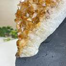 Extra Quality Citrine Cluster on Cement Base, 8.8 lbs and 8.3" Tall 5615 - 0062 - Brazil GemsBrazil GemsExtra Quality Citrine Cluster on Cement Base, 8.8 lbs and 8.3" Tall 5615 - 0062Clusters on Cement Bases5615 - 0062