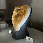 Extra Quality Citrine Cluster on Cement Base, 8.8 lbs and 8.3" Tall 5615 - 0062 - Brazil GemsBrazil GemsExtra Quality Citrine Cluster on Cement Base, 8.8 lbs and 8.3" Tall 5615 - 0062Clusters on Cement Bases5615 - 0062