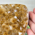 Extra Quality Citrine Cluster on Cement Base, 8.8 lbs and 8.3" Tall 5615 - 0062 - Brazil GemsBrazil GemsExtra Quality Citrine Cluster on Cement Base, 8.8 lbs and 8.3" Tall 5615 - 0062Clusters on Cement Bases5615 - 0062