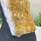 Extra Quality Citrine Cluster on Cement Base, 9 lbs and 12.1" Tall 5615 - 0064 - Brazil GemsBrazil GemsExtra Quality Citrine Cluster on Cement Base, 9 lbs and 12.1" Tall 5615 - 0064Clusters on Cement Bases5615 - 0064