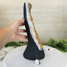 Extra Quality Citrine Cluster on Cement Base, 9 lbs and 12.1" Tall 5615 - 0064 - Brazil GemsBrazil GemsExtra Quality Citrine Cluster on Cement Base, 9 lbs and 12.1" Tall 5615 - 0064Clusters on Cement Bases5615 - 0064
