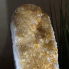 Extra Quality Citrine Cluster on Cement Base, 9.6 lbs and 11.9" Tall 5615 - 0065 - Brazil GemsBrazil GemsExtra Quality Citrine Cluster on Cement Base, 9.6 lbs and 11.9" Tall 5615 - 0065Clusters on Cement Bases5615 - 0065