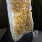 Extra Quality Citrine Cluster on Cement Base, 9.6 lbs and 11.9" Tall 5615 - 0065 - Brazil GemsBrazil GemsExtra Quality Citrine Cluster on Cement Base, 9.6 lbs and 11.9" Tall 5615 - 0065Clusters on Cement Bases5615 - 0065