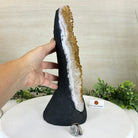 Extra Quality Citrine Cluster on Cement Base, 9.6 lbs and 11.9" Tall 5615 - 0065 - Brazil GemsBrazil GemsExtra Quality Citrine Cluster on Cement Base, 9.6 lbs and 11.9" Tall 5615 - 0065Clusters on Cement Bases5615 - 0065