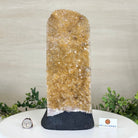 Extra Quality Citrine Cluster on Cement Base, 9.6 lbs and 11.9" Tall 5615 - 0065 - Brazil GemsBrazil GemsExtra Quality Citrine Cluster on Cement Base, 9.6 lbs and 11.9" Tall 5615 - 0065Clusters on Cement Bases5615 - 0065