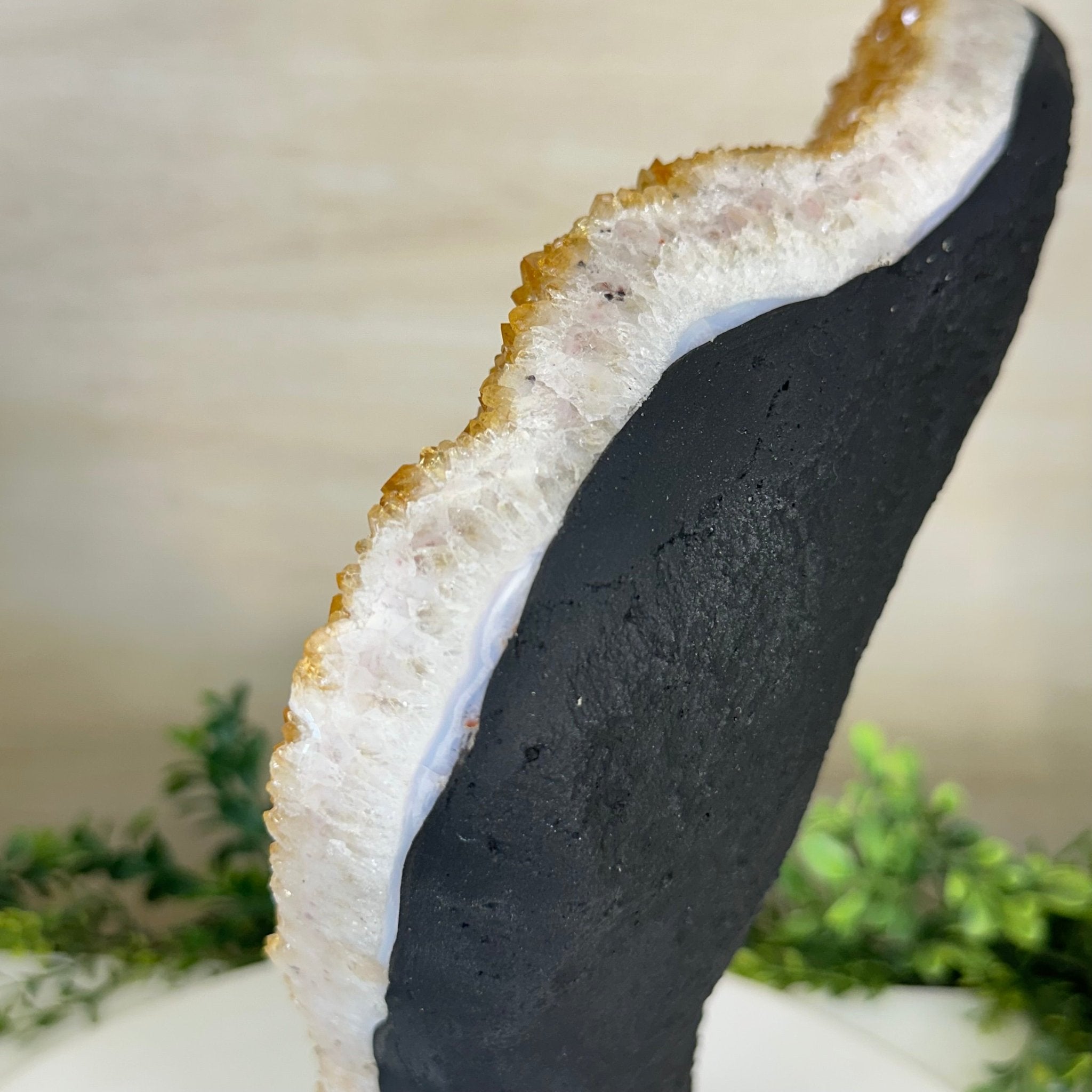 Extra Quality Citrine Cluster on Cement Base, 9.8 lbs and 12.5" Tall 5615 - 0066 - Brazil GemsBrazil GemsExtra Quality Citrine Cluster on Cement Base, 9.8 lbs and 12.5" Tall 5615 - 0066Clusters on Cement Bases5615 - 0066