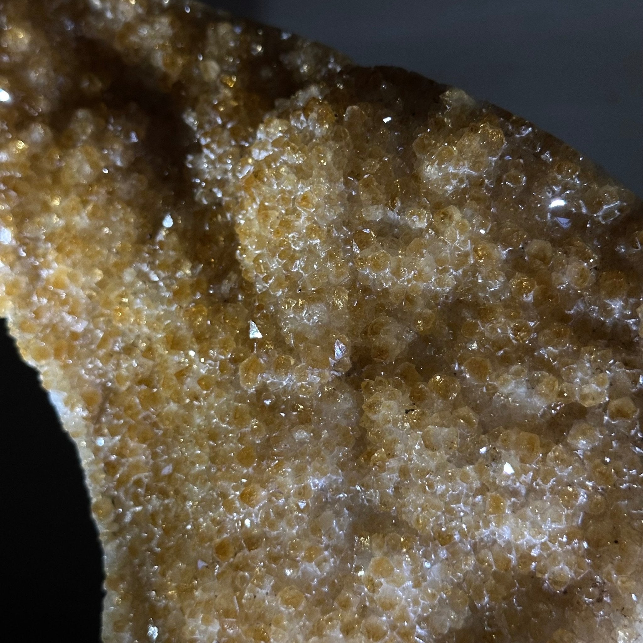 Extra Quality Citrine Cluster on Cement Base, 9.8 lbs and 12.5" Tall 5615 - 0066 - Brazil GemsBrazil GemsExtra Quality Citrine Cluster on Cement Base, 9.8 lbs and 12.5" Tall 5615 - 0066Clusters on Cement Bases5615 - 0066