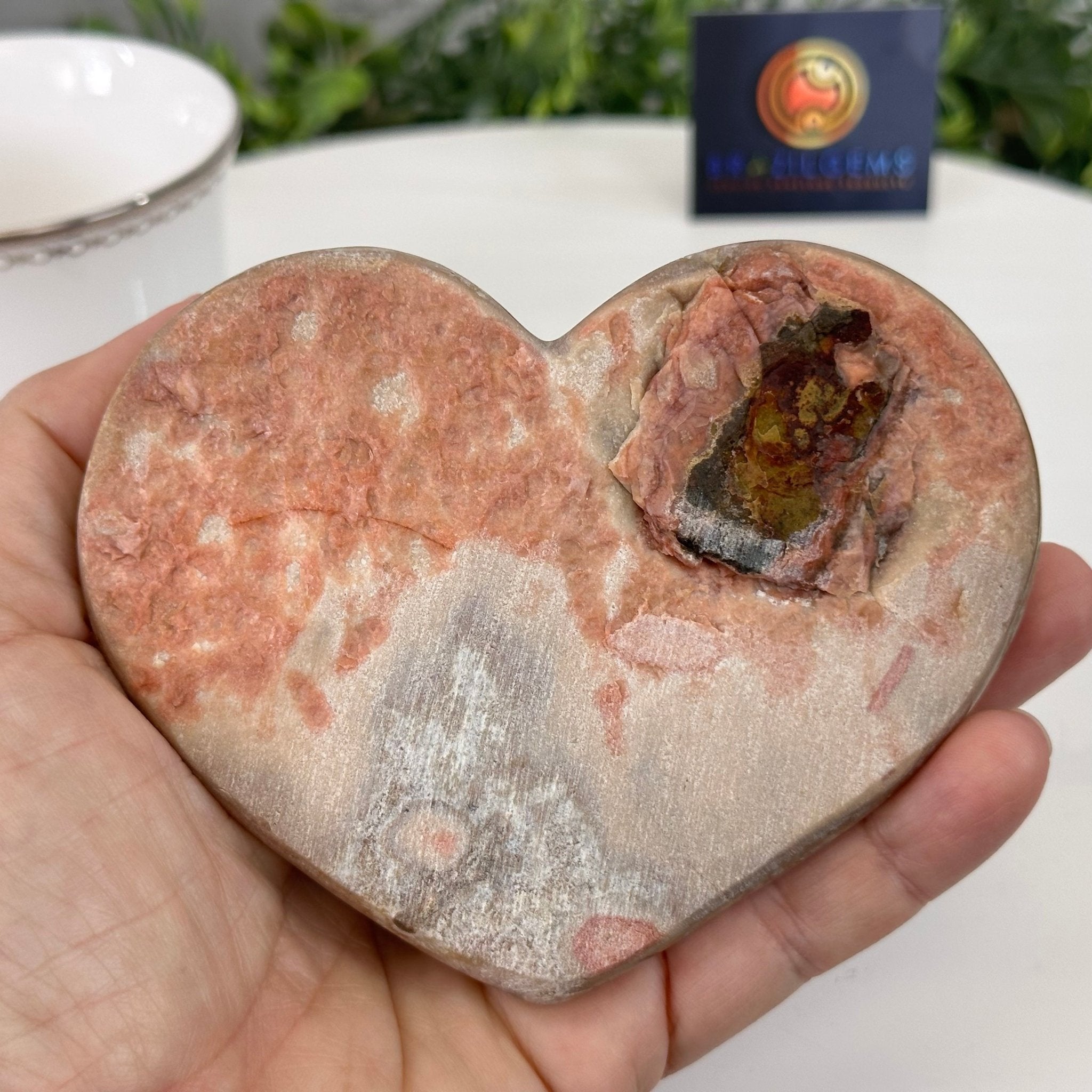 Extra Quality Citrine Heart Geode on an Acrylic Stand, 0.63 lbs & 2.7" Tall #5462CI-001 by Brazil Gems - Brazil GemsBrazil GemsExtra Quality Citrine Heart Geode on an Acrylic Stand, 0.63 lbs & 2.7" Tall #5462CI-001 by Brazil GemsHearts5462CI-001
