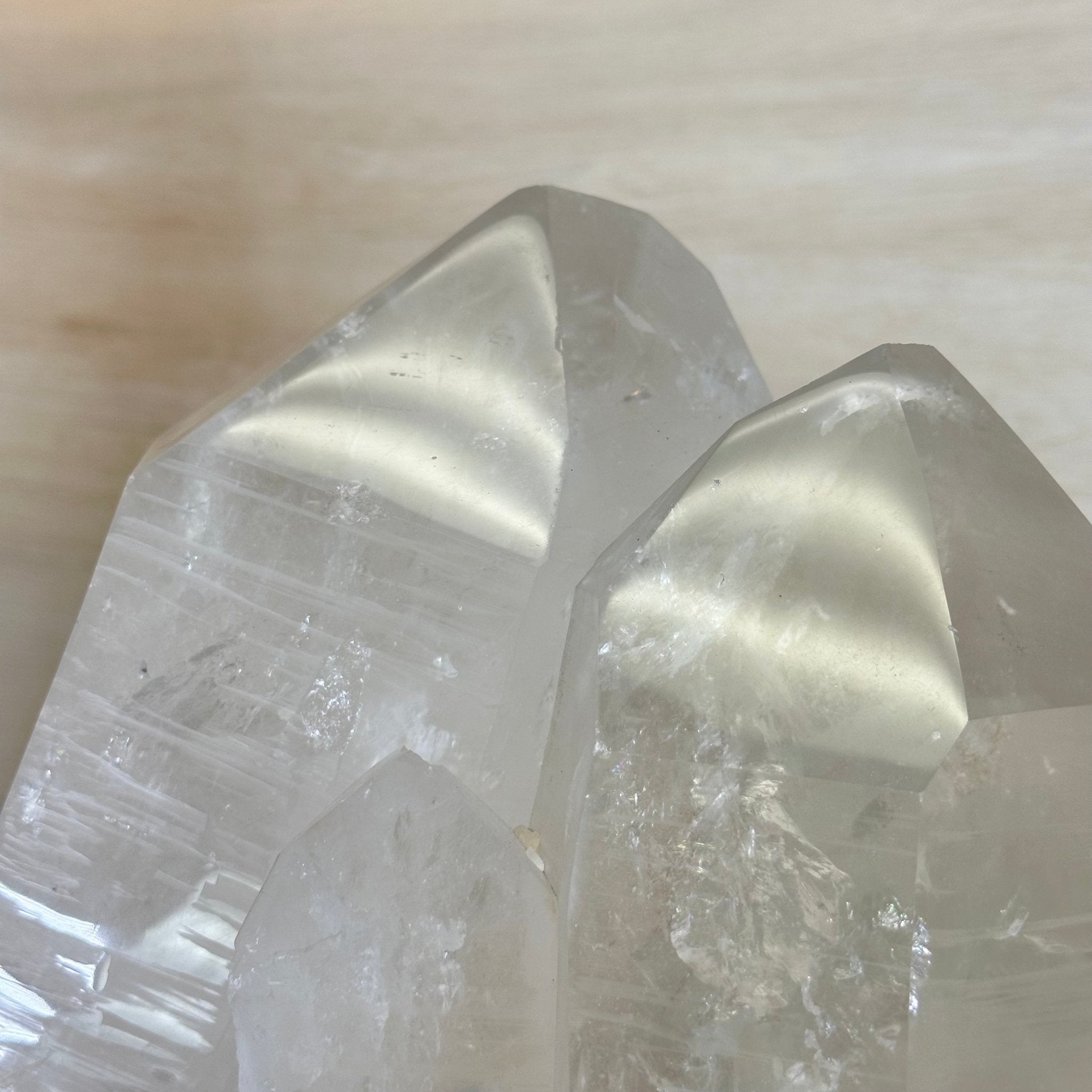 Extra Quality Clear Quartz Crystal Cluster 62.2 lbs & 14.3" Long 5494 - 0012 - Brazil GemsBrazil GemsExtra Quality Clear Quartz Crystal Cluster 62.2 lbs & 14.3" Long 5494 - 0012Clusters With Natural Bases5494 - 0012