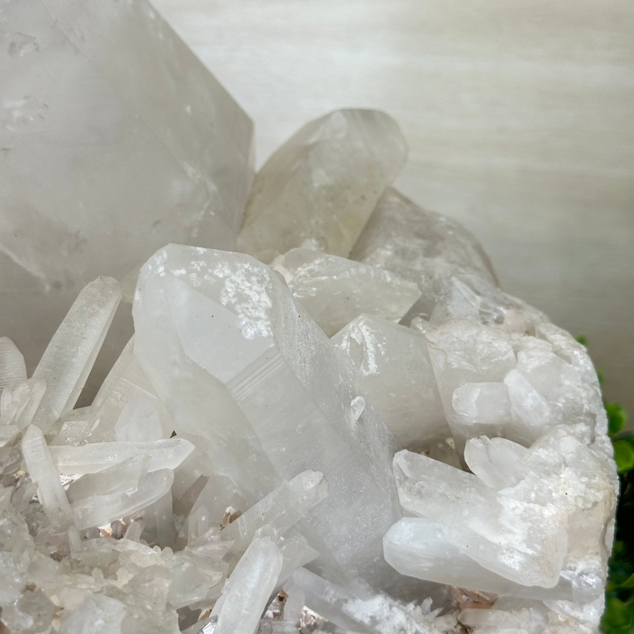 Extra Quality Clear Quartz Crystal Cluster 62.2 lbs & 14.3" Long 5494 - 0012 - Brazil GemsBrazil GemsExtra Quality Clear Quartz Crystal Cluster 62.2 lbs & 14.3" Long 5494 - 0012Clusters With Natural Bases5494 - 0012