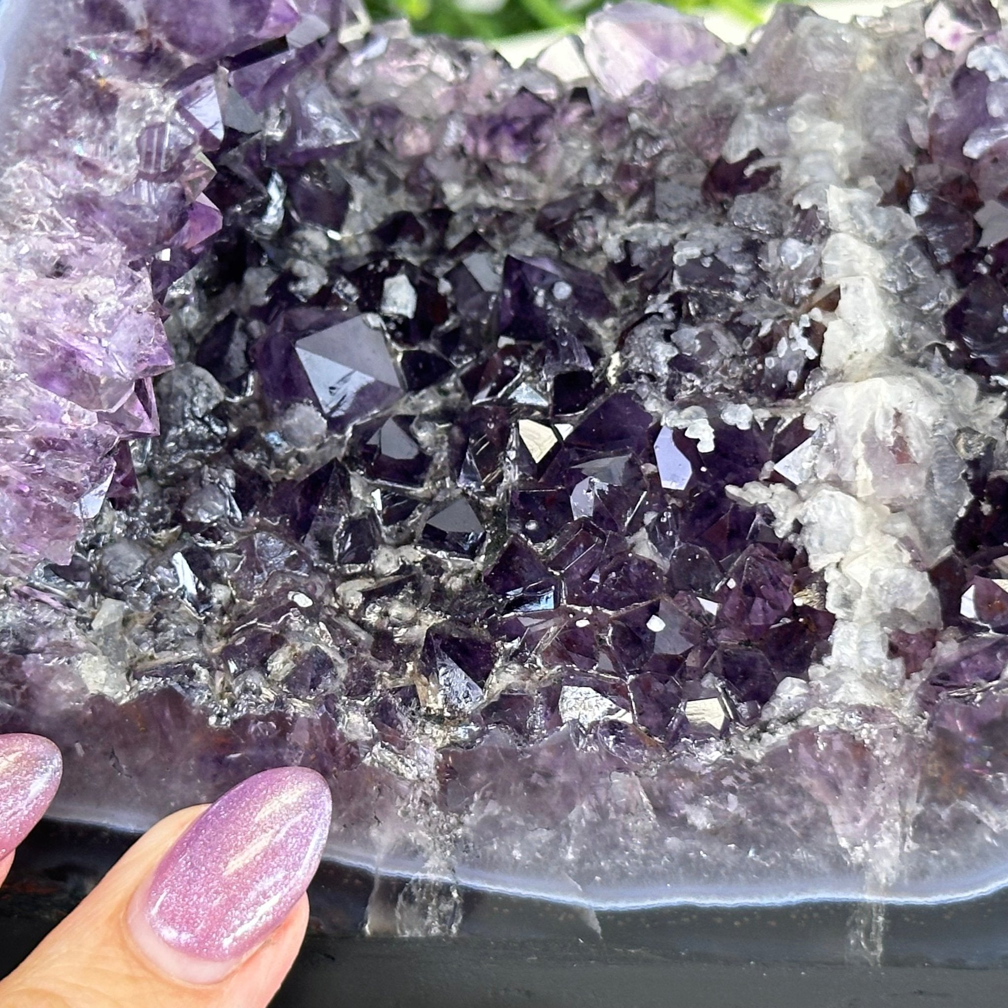 Extra Quality Open 2 - Sided Amethyst Cathedral 11 lbs & 9.3" Tall #5605 - 0148 - Brazil GemsBrazil GemsExtra Quality Open 2 - Sided Amethyst Cathedral 11 lbs & 9.3" Tall #5605 - 0148Open 2 - Sided Cathedrals5605 - 0148