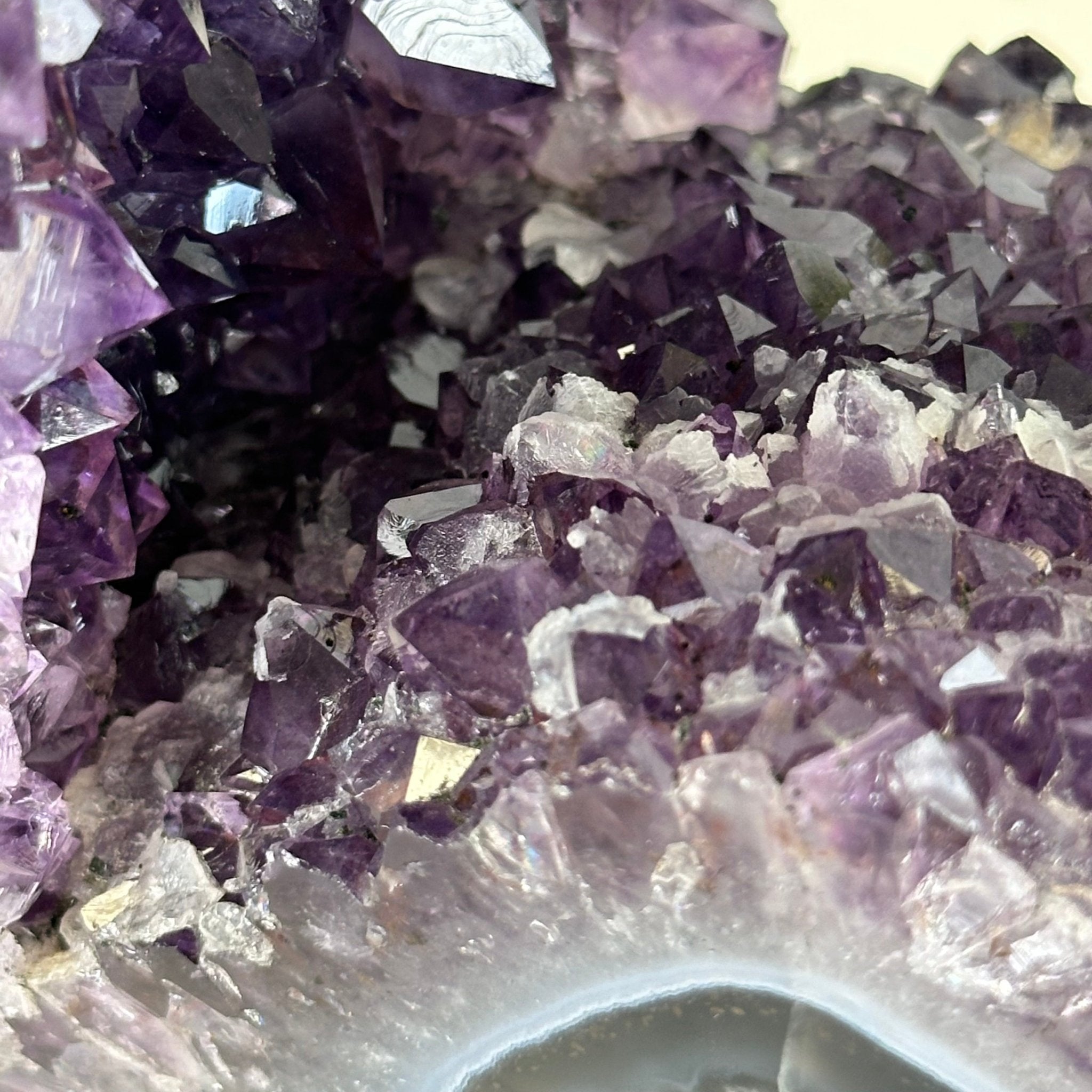 Extra Quality Open 2 - Sided Amethyst Cathedral 11 lbs & 9.3" Tall #5605 - 0148 - Brazil GemsBrazil GemsExtra Quality Open 2 - Sided Amethyst Cathedral 11 lbs & 9.3" Tall #5605 - 0148Open 2 - Sided Cathedrals5605 - 0148