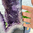 Extra Quality Open 2 - Sided Amethyst Cathedral 15.2 lbs & 16.7" tall, #5605 - 0143 - Brazil GemsBrazil GemsExtra Quality Open 2 - Sided Amethyst Cathedral 15.2 lbs & 16.7" tall, #5605 - 0143Open 2 - Sided Cathedrals5605 - 0143