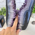 Extra Quality Open 2 - Sided Amethyst Cathedral 15.2 lbs & 16.7" tall, #5605 - 0143 - Brazil GemsBrazil GemsExtra Quality Open 2 - Sided Amethyst Cathedral 15.2 lbs & 16.7" tall, #5605 - 0143Open 2 - Sided Cathedrals5605 - 0143