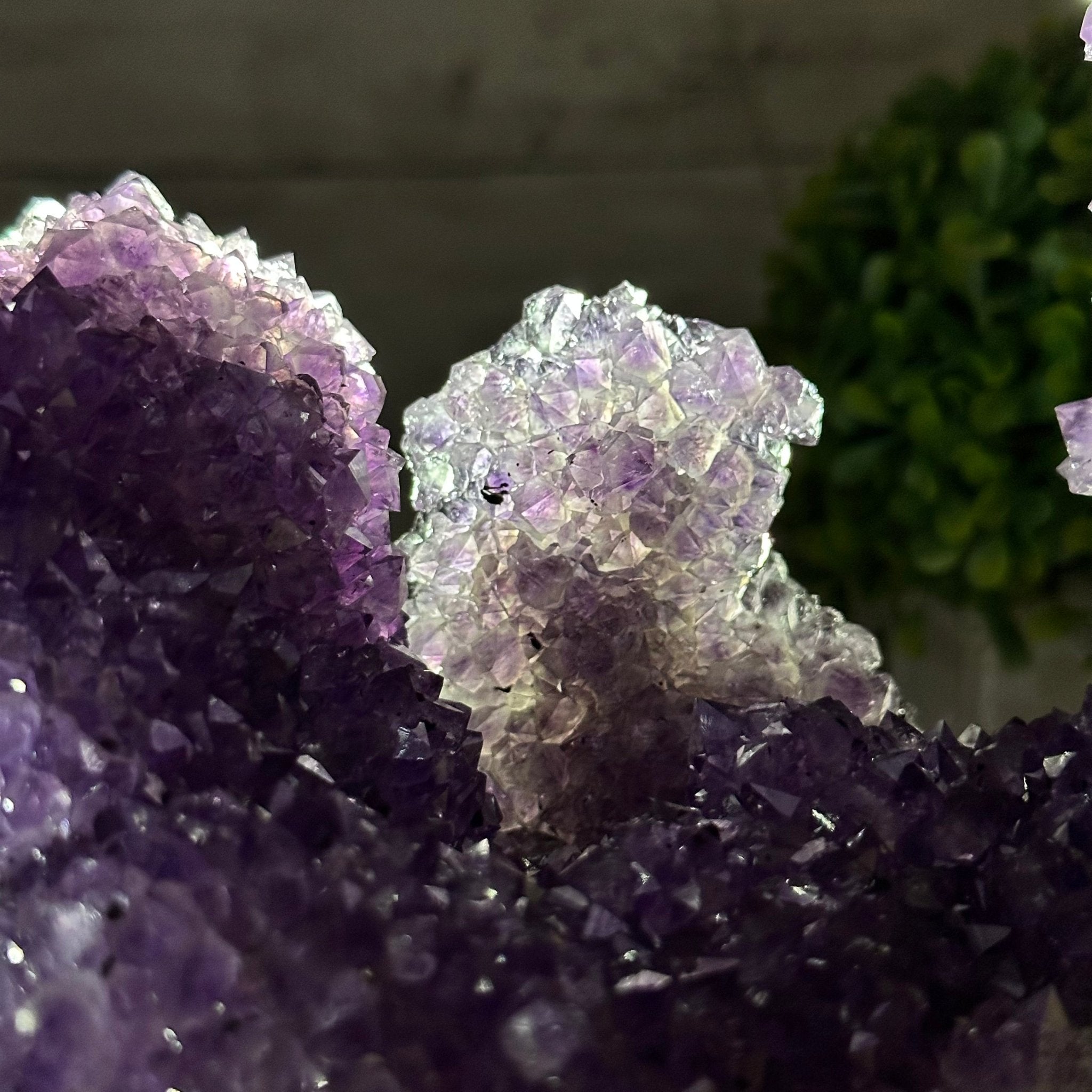 Extra Quality Open 2 - Sided Amethyst Cathedral 17 lbs & 11.7" Tall #5605 - 0149 - Brazil GemsBrazil GemsExtra Quality Open 2 - Sided Amethyst Cathedral 17 lbs & 11.7" Tall #5605 - 0149Open 2 - Sided Cathedrals5605 - 0149