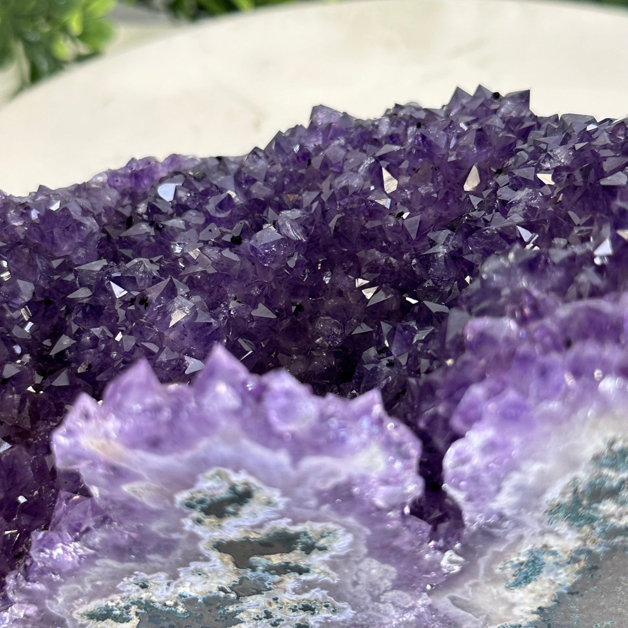 Extra Quality Open 2 - Sided Amethyst Cathedral 17 lbs & 11.7" Tall #5605 - 0149 - Brazil GemsBrazil GemsExtra Quality Open 2 - Sided Amethyst Cathedral 17 lbs & 11.7" Tall #5605 - 0149Open 2 - Sided Cathedrals5605 - 0149