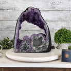 Extra Quality Open 2 - Sided Amethyst Cathedral 17 lbs & 11.7" Tall #5605 - 0149 - Brazil GemsBrazil GemsExtra Quality Open 2 - Sided Amethyst Cathedral 17 lbs & 11.7" Tall #5605 - 0149Open 2 - Sided Cathedrals5605 - 0149