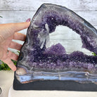 Extra Quality Open 2 - Sided Amethyst Cathedral 18.4 lbs & 9.9" Tall #5605 - 0150 - Brazil GemsBrazil GemsExtra Quality Open 2 - Sided Amethyst Cathedral 18.4 lbs & 9.9" Tall #5605 - 0150Open 2 - Sided Cathedrals5605 - 0150