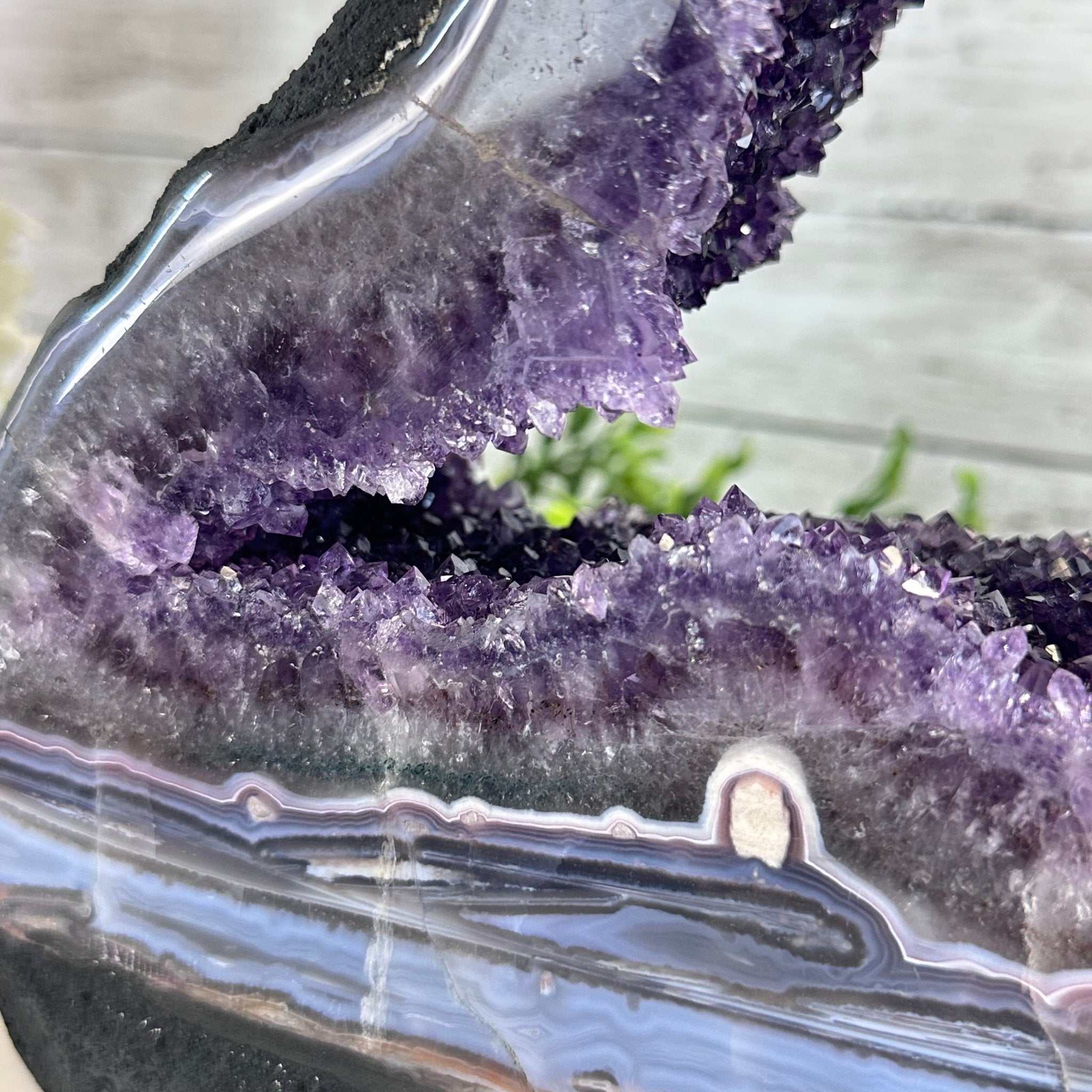 Extra Quality Open 2 - Sided Amethyst Cathedral 18.4 lbs & 9.9" Tall #5605 - 0150 - Brazil GemsBrazil GemsExtra Quality Open 2 - Sided Amethyst Cathedral 18.4 lbs & 9.9" Tall #5605 - 0150Open 2 - Sided Cathedrals5605 - 0150