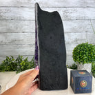 Extra Quality Open 2 - Sided Amethyst Cathedral 19.1 lbs & 13.2"Tall #5605 - 0151 - Brazil GemsBrazil GemsExtra Quality Open 2 - Sided Amethyst Cathedral 19.1 lbs & 13.2"Tall #5605 - 0151Open 2 - Sided Cathedrals5605 - 0151