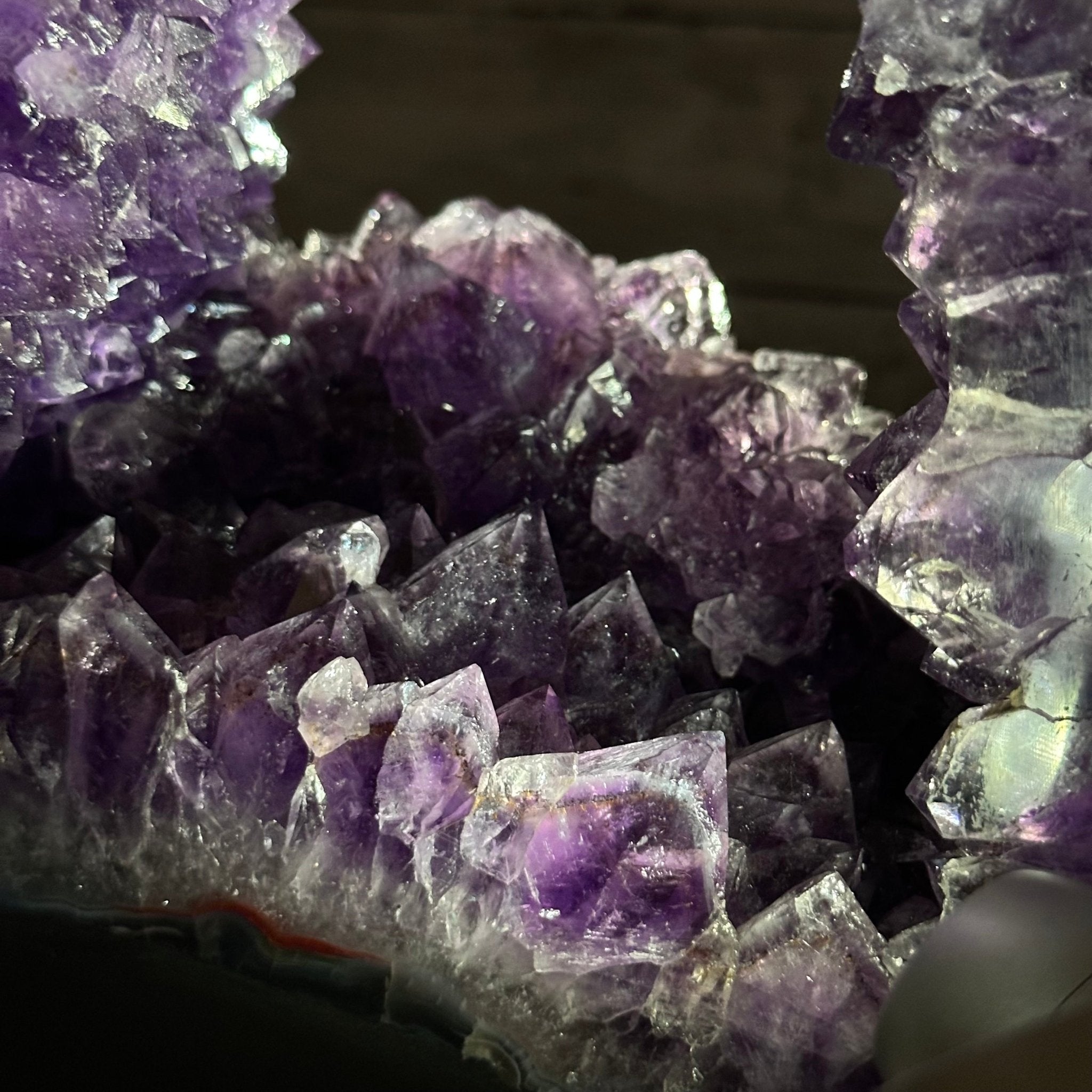 Extra Quality Open 2 - Sided Amethyst Cathedral 19.1 lbs & 13.2"Tall #5605 - 0151 - Brazil GemsBrazil GemsExtra Quality Open 2 - Sided Amethyst Cathedral 19.1 lbs & 13.2"Tall #5605 - 0151Open 2 - Sided Cathedrals5605 - 0151