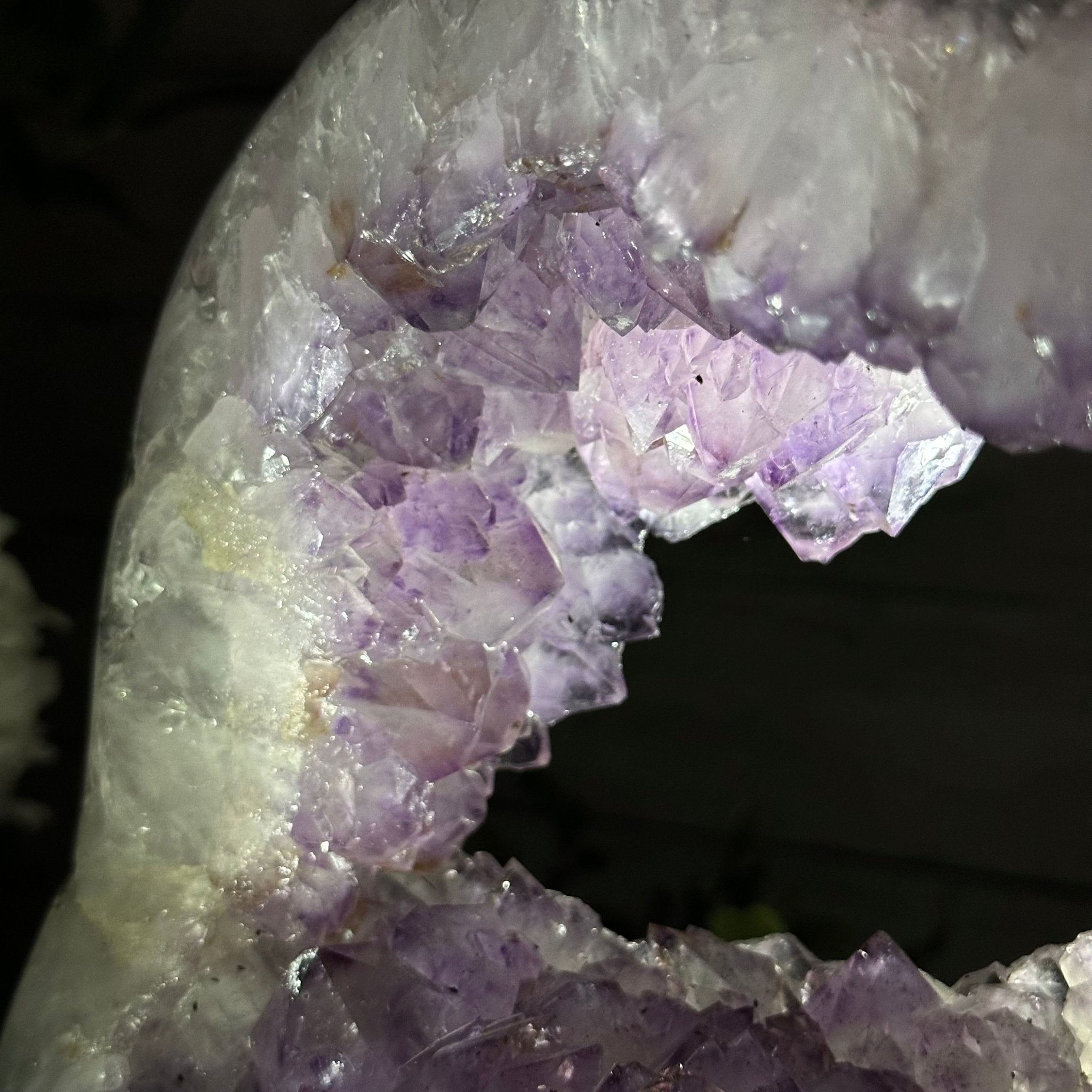 Extra Quality Open 2 - Sided Amethyst Cathedral 19.4 lbs & 8.5" Tall #5605 - 0168 - Brazil GemsBrazil GemsExtra Quality Open 2 - Sided Amethyst Cathedral 19.4 lbs & 8.5" Tall #5605 - 0168Open 2 - Sided Cathedrals5605 - 0168