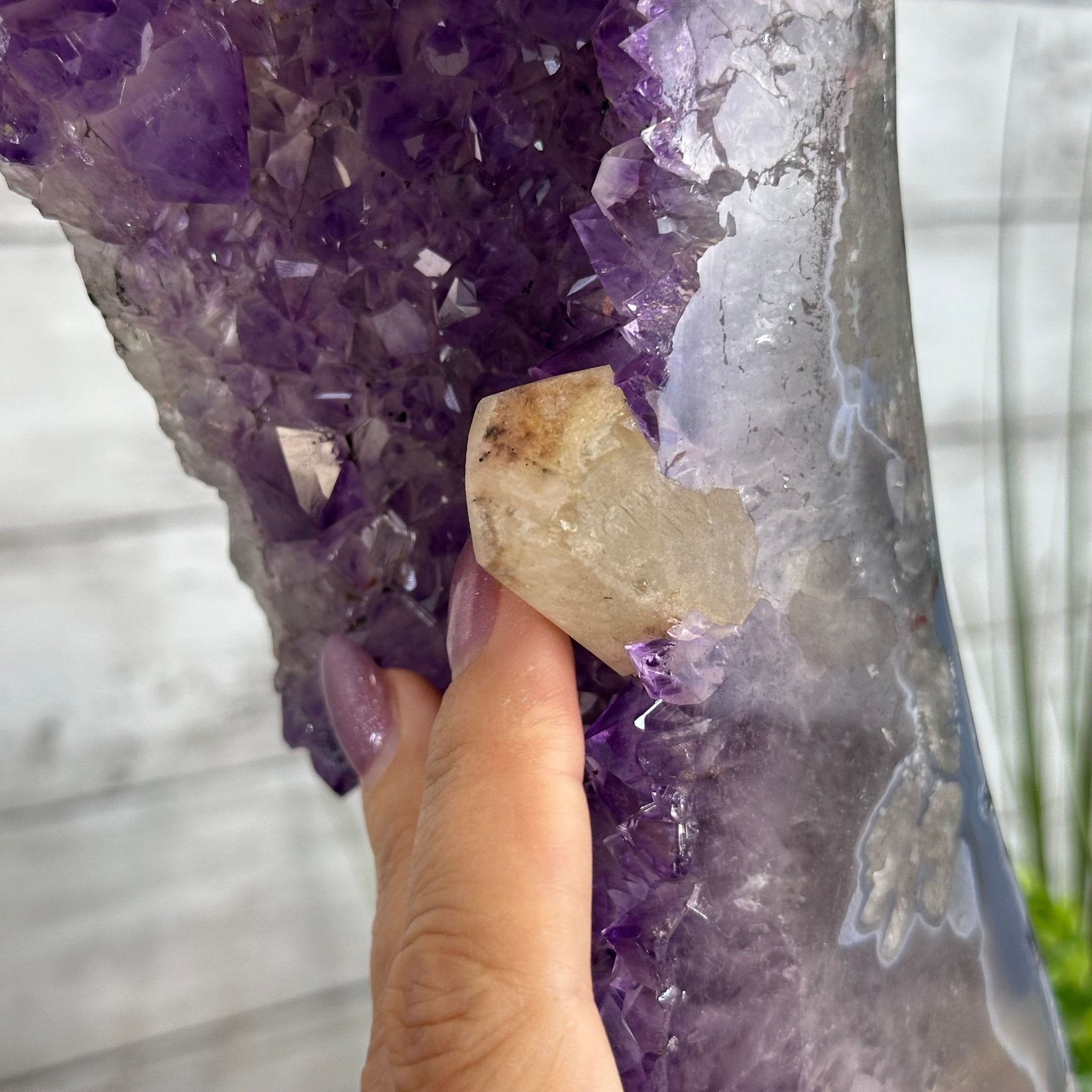 Extra Quality Open 2 - Sided Amethyst Cathedral 20.3 lbs & 16.7" Tall #5605 - 0160 - Brazil GemsBrazil GemsExtra Quality Open 2 - Sided Amethyst Cathedral 20.3 lbs & 16.7" Tall #5605 - 0160Open 2 - Sided Cathedrals5605 - 0160