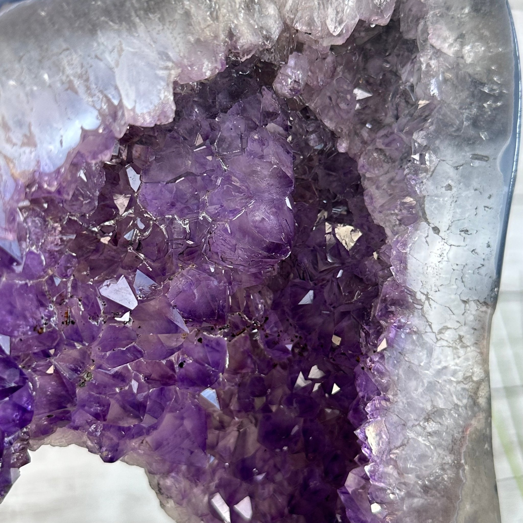 Extra Quality Open 2 - Sided Amethyst Cathedral 20.3 lbs & 16.7" Tall #5605 - 0160 - Brazil GemsBrazil GemsExtra Quality Open 2 - Sided Amethyst Cathedral 20.3 lbs & 16.7" Tall #5605 - 0160Open 2 - Sided Cathedrals5605 - 0160