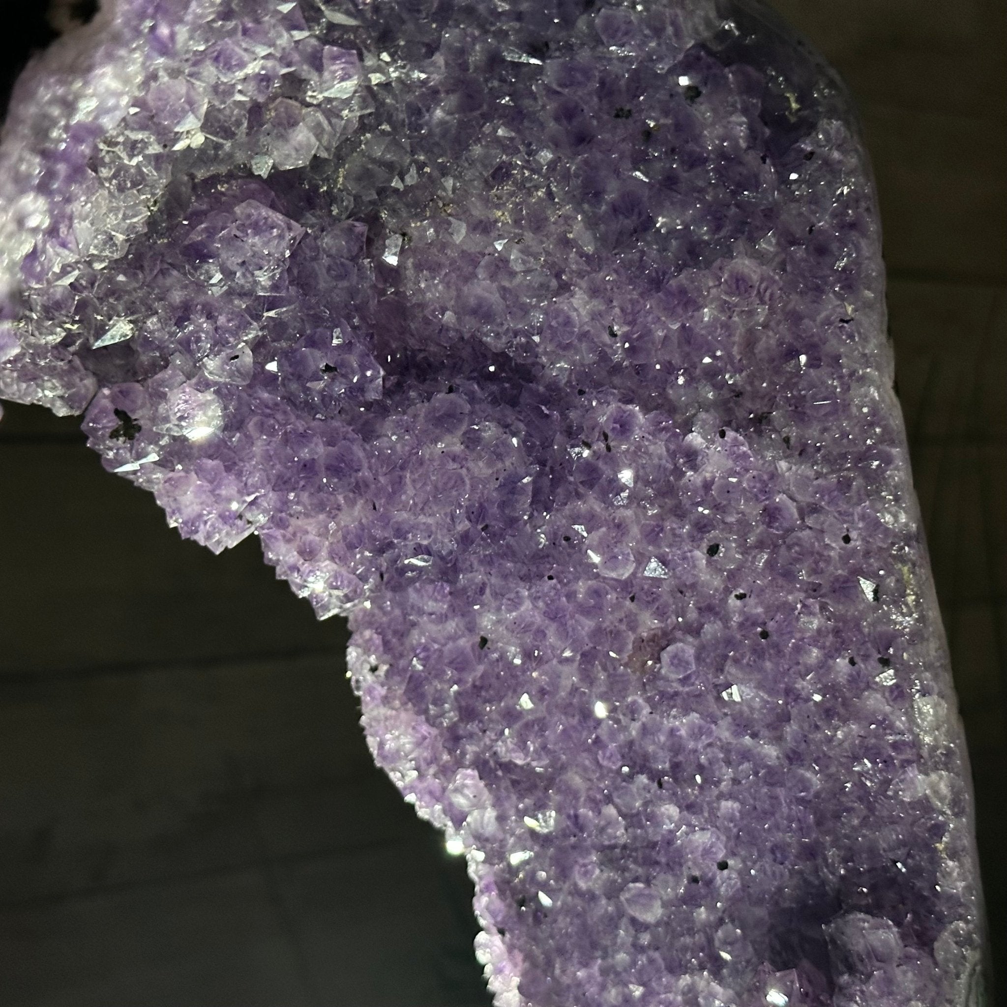 Extra Quality Open 2 - Sided Amethyst Cathedral 20.6 lbs & 14.1" Tall #5605 - 0152 - Brazil GemsBrazil GemsExtra Quality Open 2 - Sided Amethyst Cathedral 20.6 lbs & 14.1" Tall #5605 - 0152Open 2 - Sided Cathedrals5605 - 0152