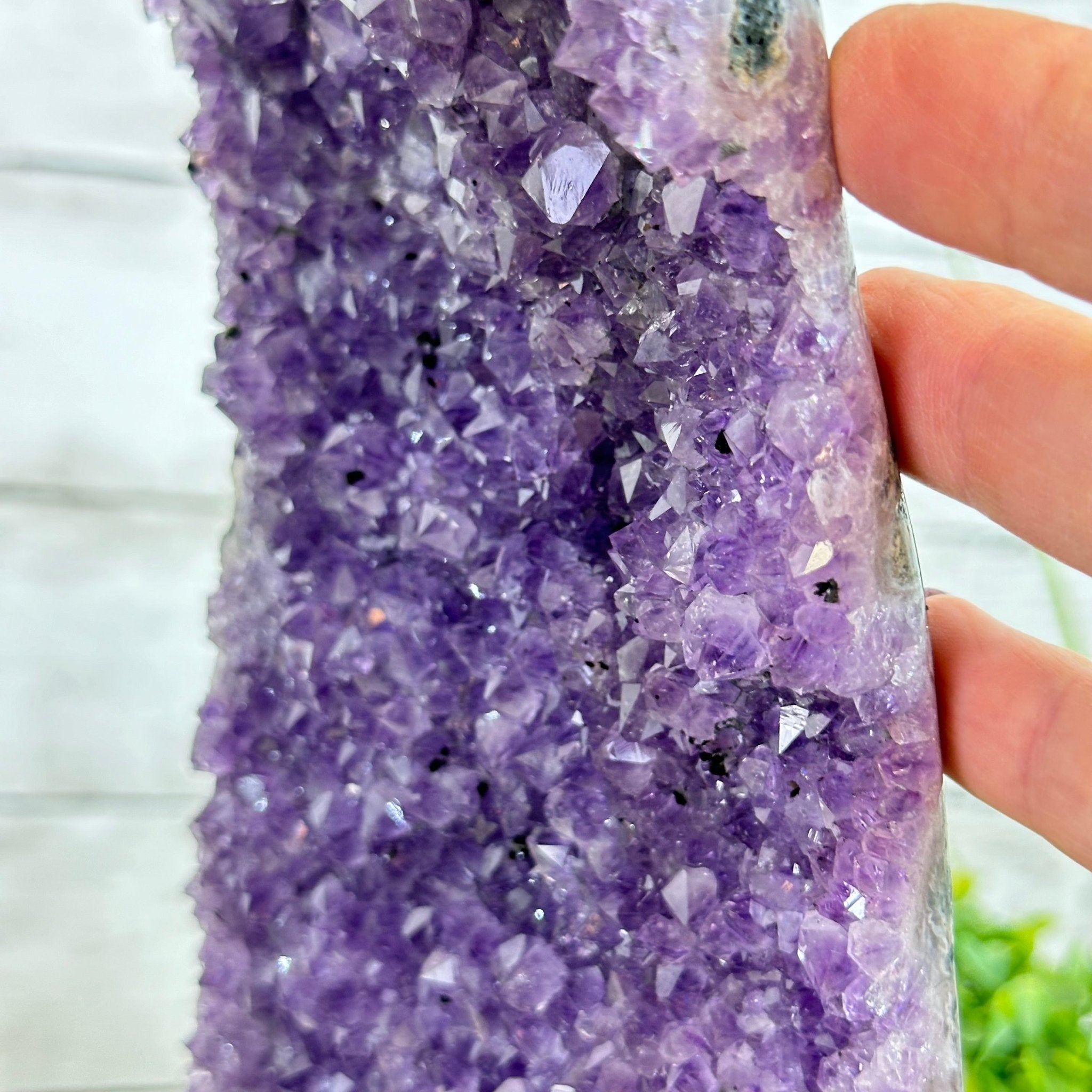 Extra Quality Open 2 - Sided Amethyst Cathedral 20.6 lbs & 14.1" Tall #5605 - 0152 - Brazil GemsBrazil GemsExtra Quality Open 2 - Sided Amethyst Cathedral 20.6 lbs & 14.1" Tall #5605 - 0152Open 2 - Sided Cathedrals5605 - 0152