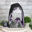 Extra Quality Open 2 - Sided Amethyst Cathedral 20.6 lbs & 14.1" Tall #5605 - 0152 - Brazil GemsBrazil GemsExtra Quality Open 2 - Sided Amethyst Cathedral 20.6 lbs & 14.1" Tall #5605 - 0152Open 2 - Sided Cathedrals5605 - 0152