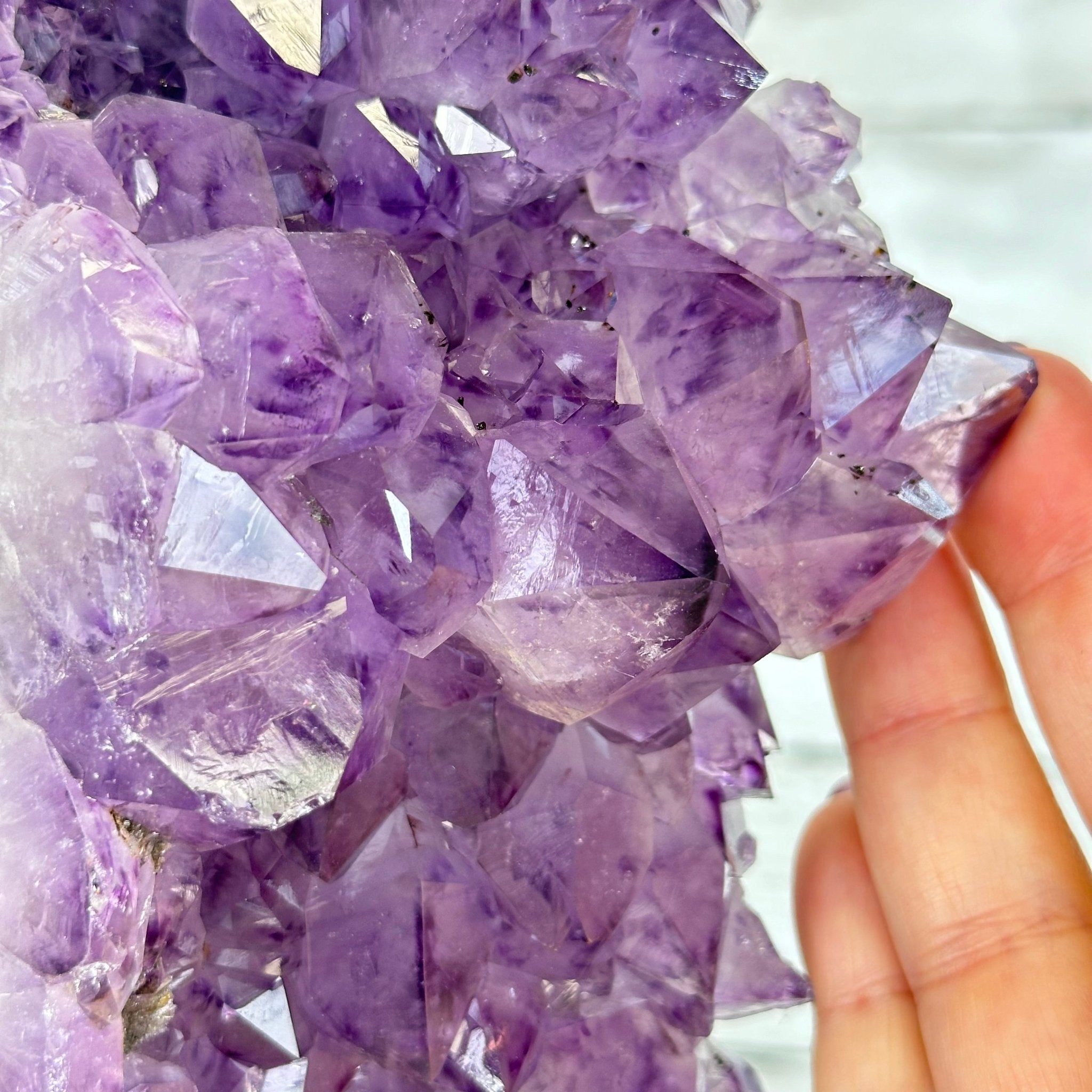 Extra Quality Open 2 - Sided Amethyst Cathedral 31.2 lbs & 26.5" Tall #5605 - 0162 - Brazil GemsBrazil GemsExtra Quality Open 2 - Sided Amethyst Cathedral 31.2 lbs & 26.5" Tall #5605 - 0162Open 2 - Sided Cathedrals5605 - 0162