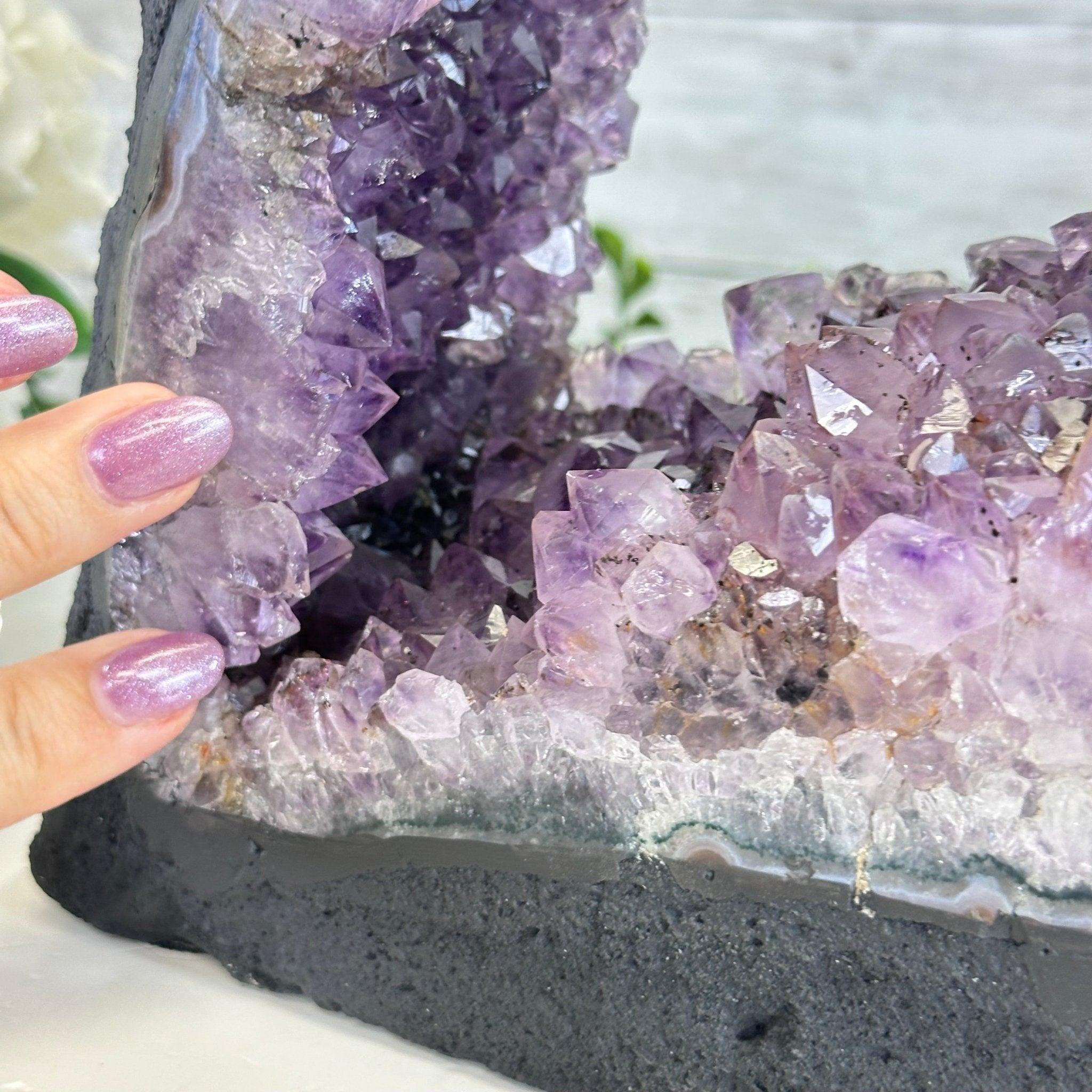 Extra Quality Open 2 - Sided Amethyst Cathedral 31.2 lbs & 26.5" Tall #5605 - 0162 - Brazil GemsBrazil GemsExtra Quality Open 2 - Sided Amethyst Cathedral 31.2 lbs & 26.5" Tall #5605 - 0162Open 2 - Sided Cathedrals5605 - 0162